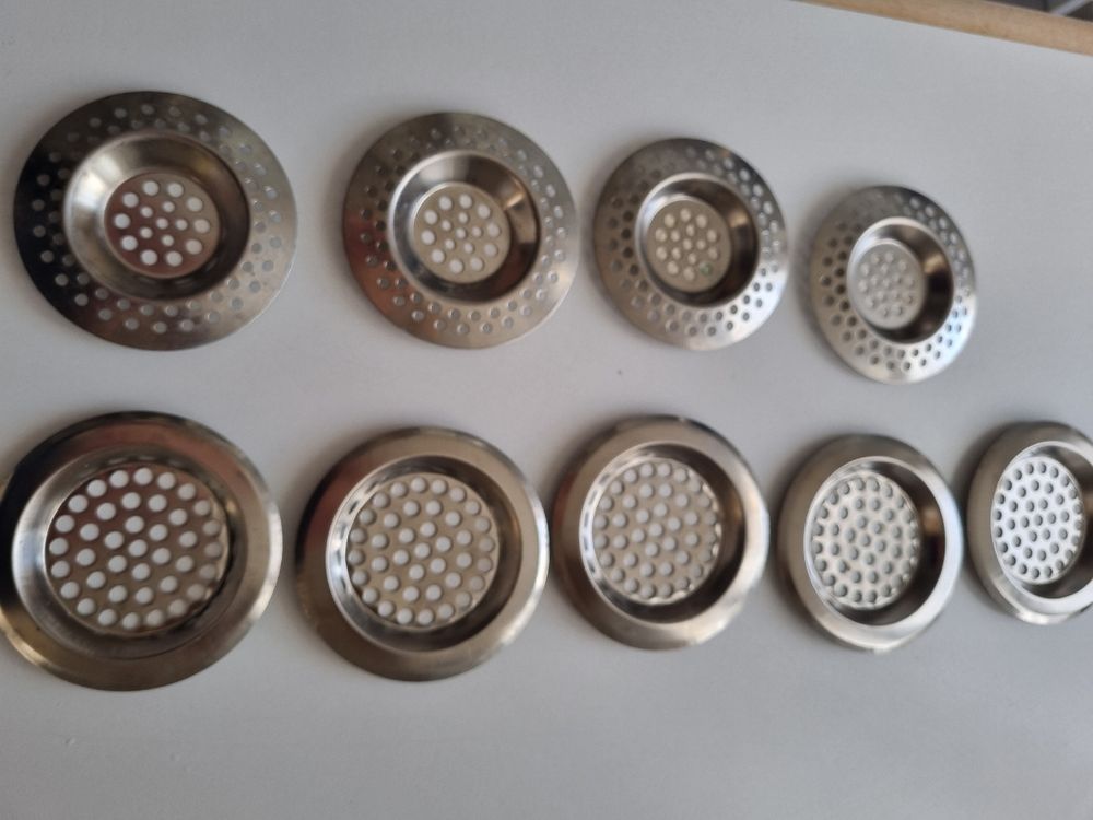 Spülbecken Sieb Mit Snap-Button - Doppelschichtiger Filterkorb Für Küchenspüle