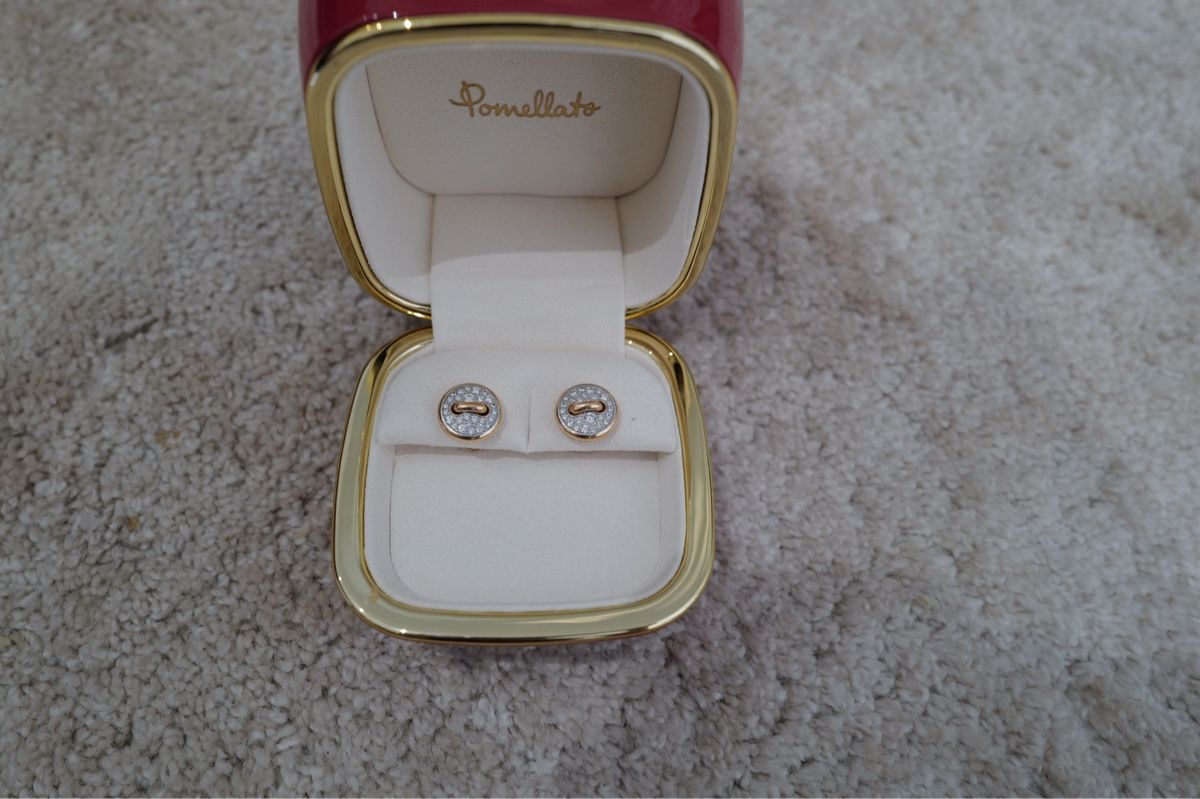 Pomellato Orecchini pendenti & Orecchini a lobo: Pomellato Pom Pom Dot Earring Rose Gold Diamond – Usato da Menziken venduto da mhr_dc2k