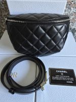 Chanel Gürteltasche, Schwarz, Leder neu!