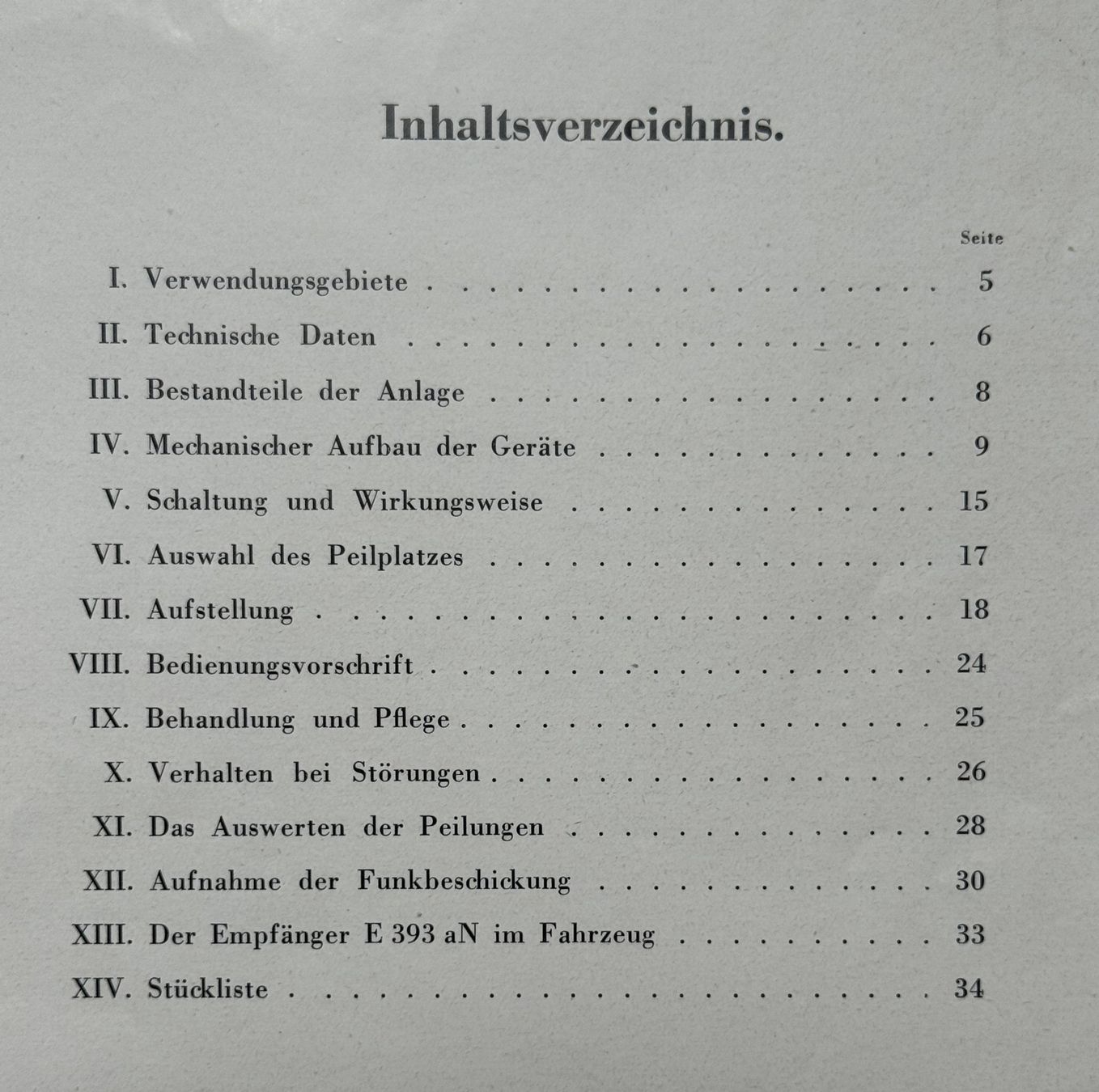 Technique de radiocom: Telefunken Handbuch zum Peiler 111N – D'occasion à Ins par funkflieger 2