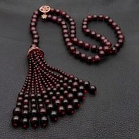 Emy Granat Kette Edelstein Halskette Collier Sautoir Grenat