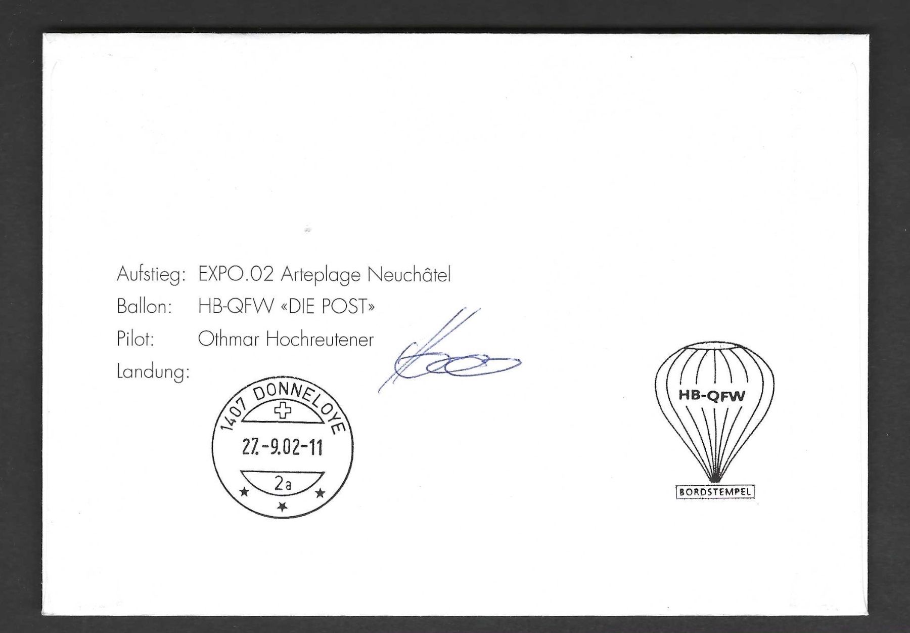 Buste & buste per spedizione: Ballon Post 2000 – Usato da Koblenz venduto da Markenhimmel 1