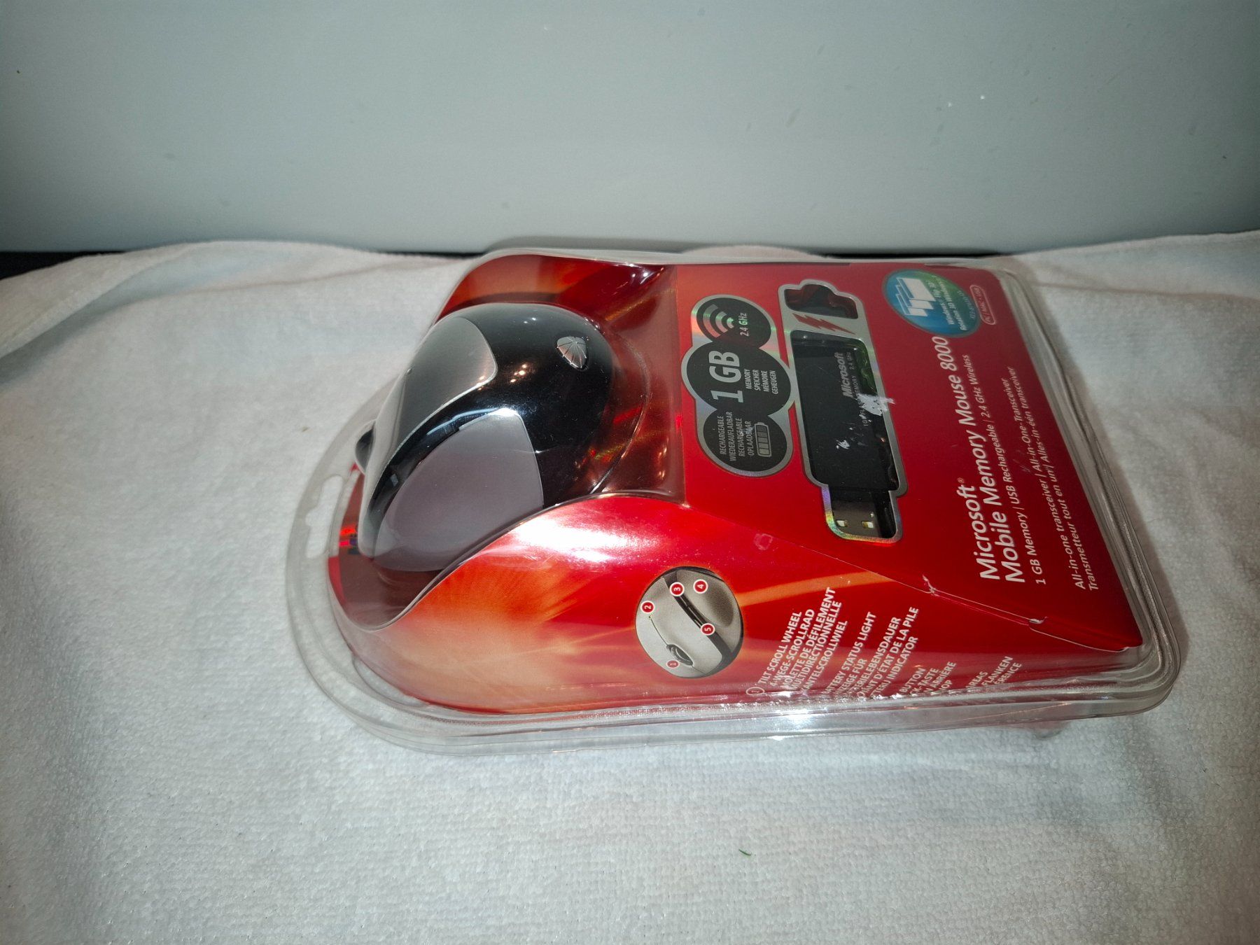 Microsoft Mouse: Microsoft Mobile Memory Mouse 8000, Neu & OVP! – Nuovo e nell'imballaggio originale da Meilen venduto da Anfield1 6