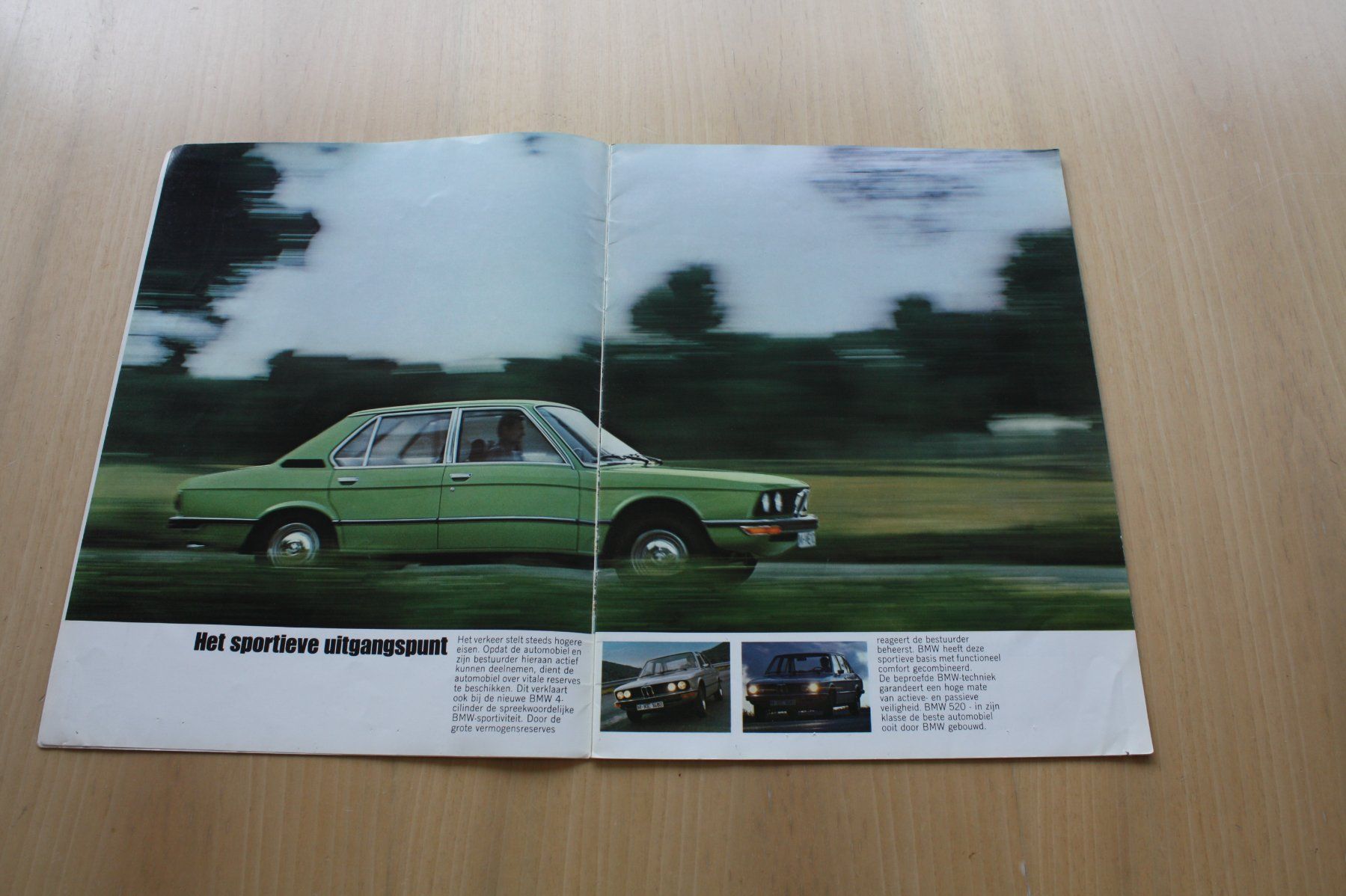 BMW Documenti: BMW 520/520i Prospekt Model E12   8/1972  NL – Usato da Wikon venduto da erwin400 1