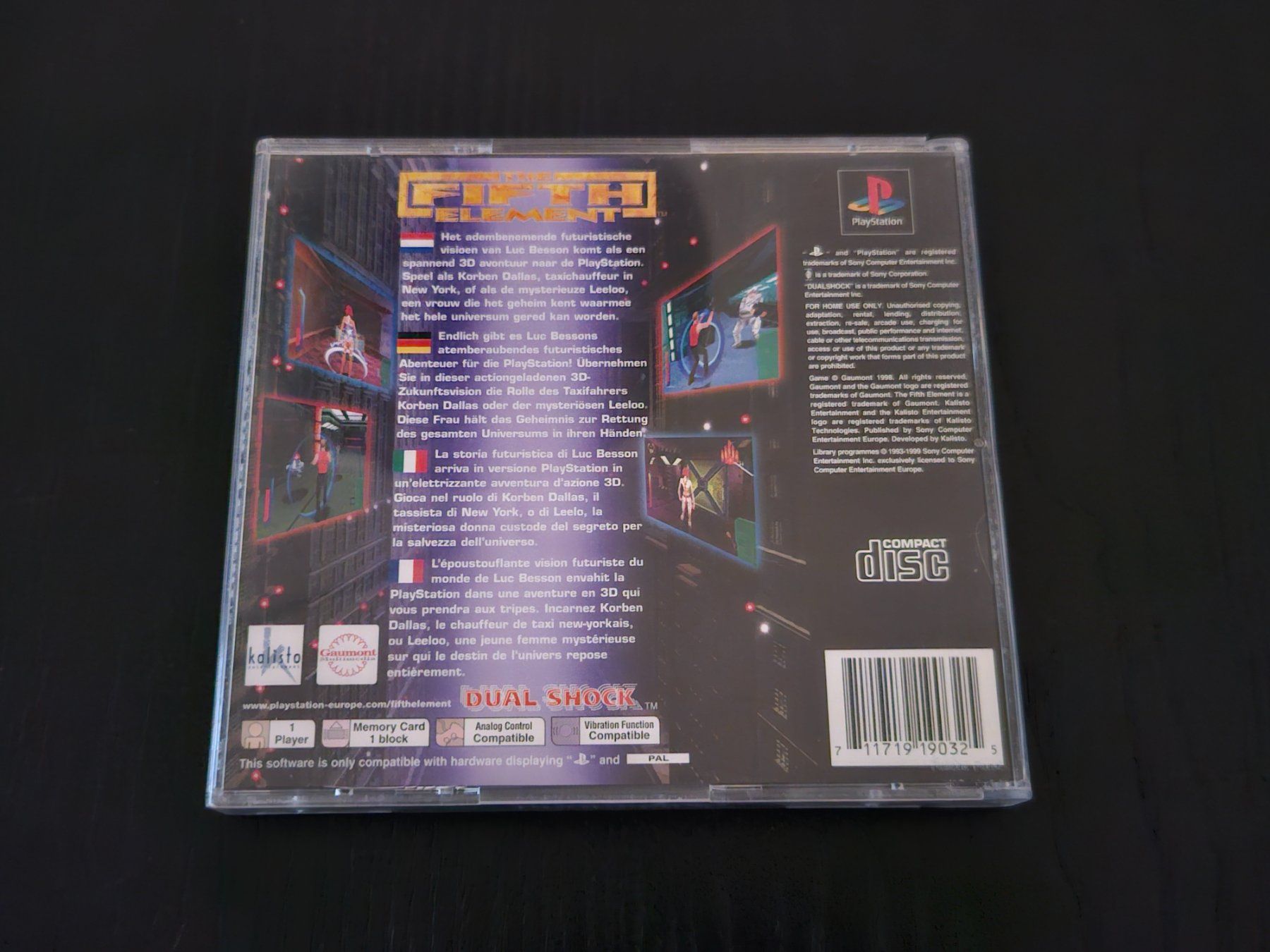 Sony Giochi: The Fifth Element (PS1) – Usato da Zürich venduto da sodamnme 2