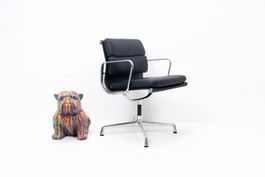 Vitra Eames Aluminium Chair EA 208 Leder - 3 Stück verfügbar
