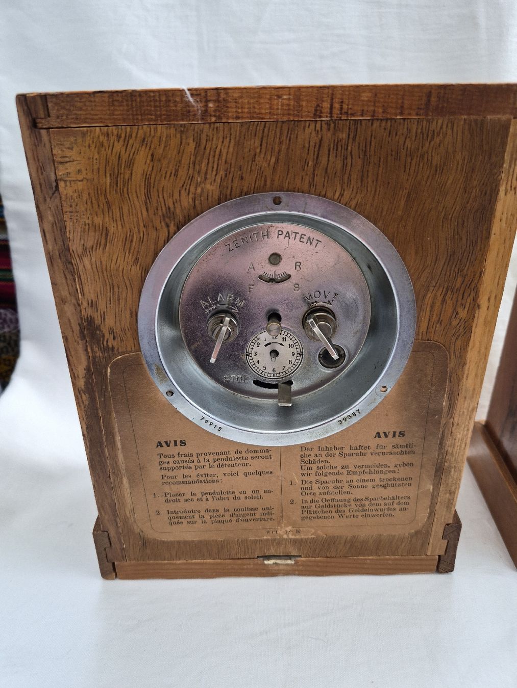 Zenith Réveils: 2 Zenith Wecker  – D'occasion à cazis par meeroo12 5