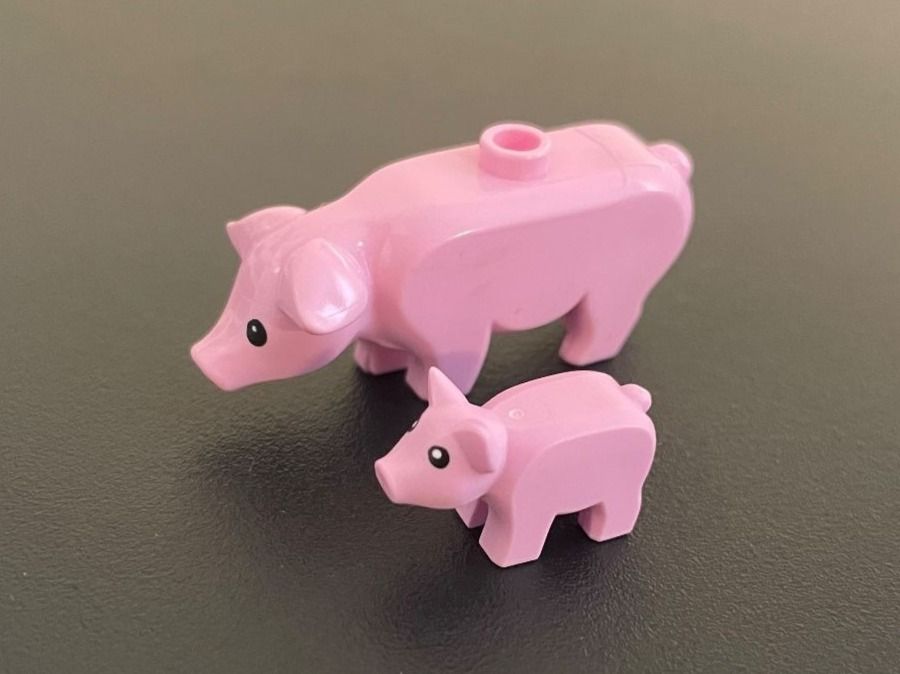 Lego Kit di costruzioni: LEGO 2x Schweine cochons pigs NEU – Nuovo (secondo la descrizione) da Lengnau AG venduto da Chefe43 1