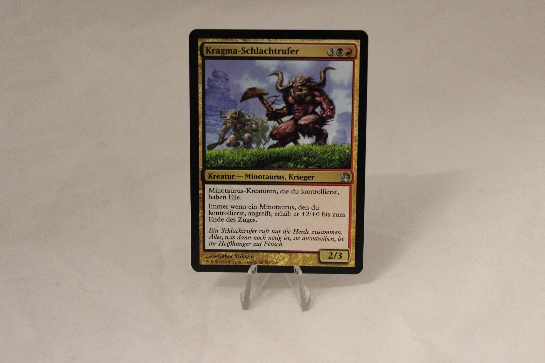 Magic The Gathering Sammelbilder & Trading cards: Kragma-Schlachtrufer - Magic – Gebraucht aus Dulliken von Sefty