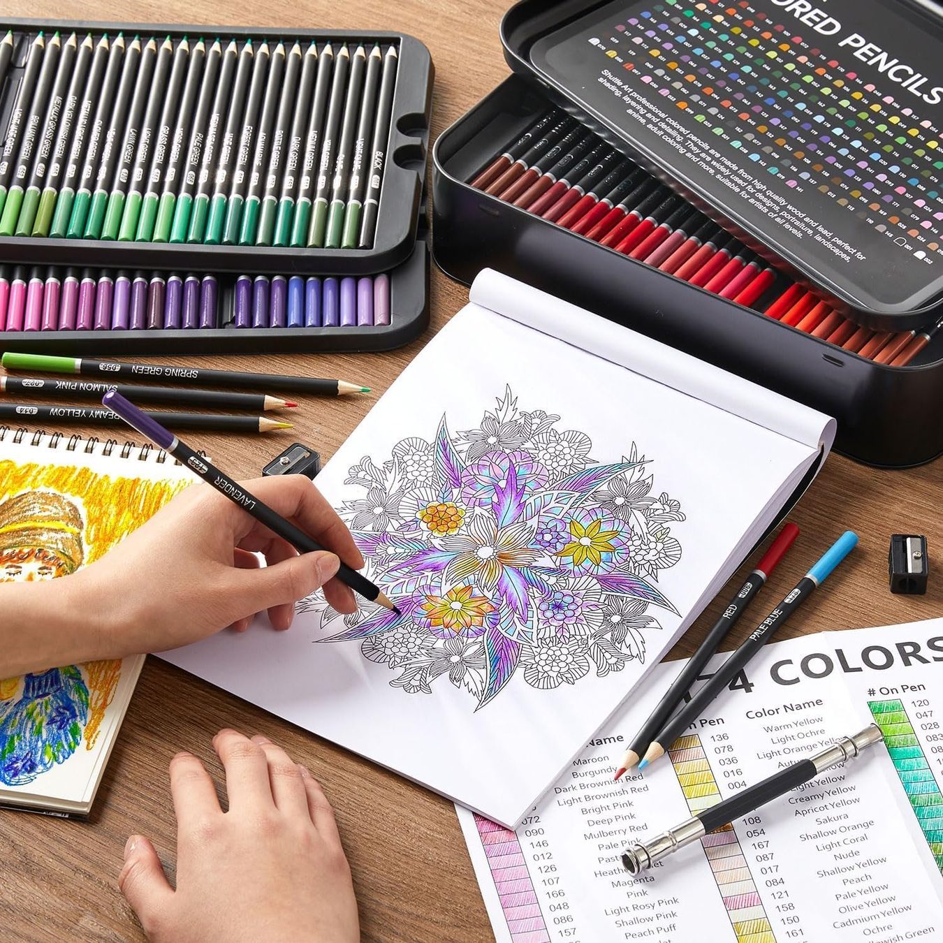 Colori: Buntstifte 174er Set Farbstifte Weichwachsbasis – Nuovo e nell'imballaggio originale da St. Gallen venduto da sch_zsz7 1