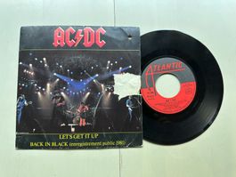 AC/DC rare Single Let's get it up Frankreich Heavy Metal