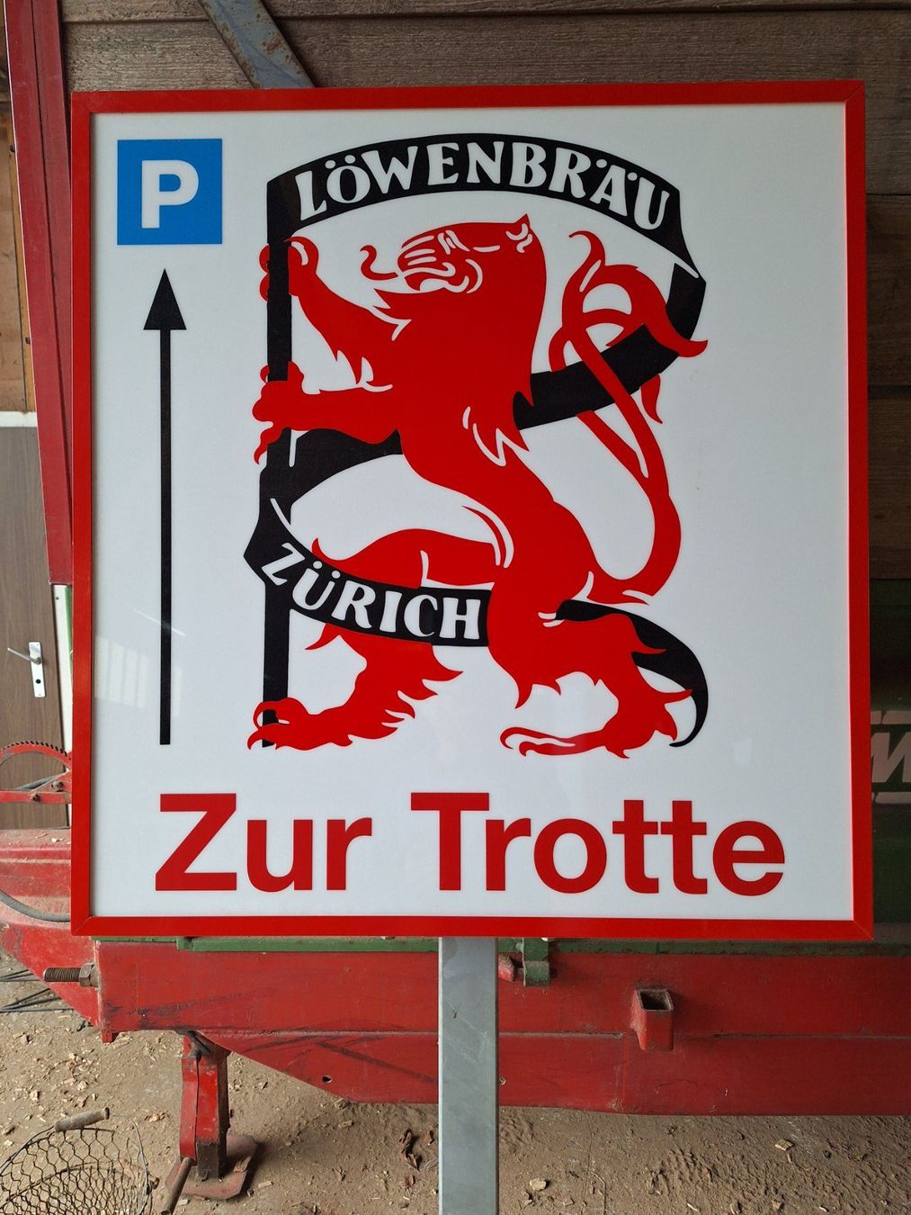 Löwenbräu Insegne: Werbetafel Löwenbräu – Nuovo e nell'imballaggio originale da Oetwil am See venduto da Gutazen