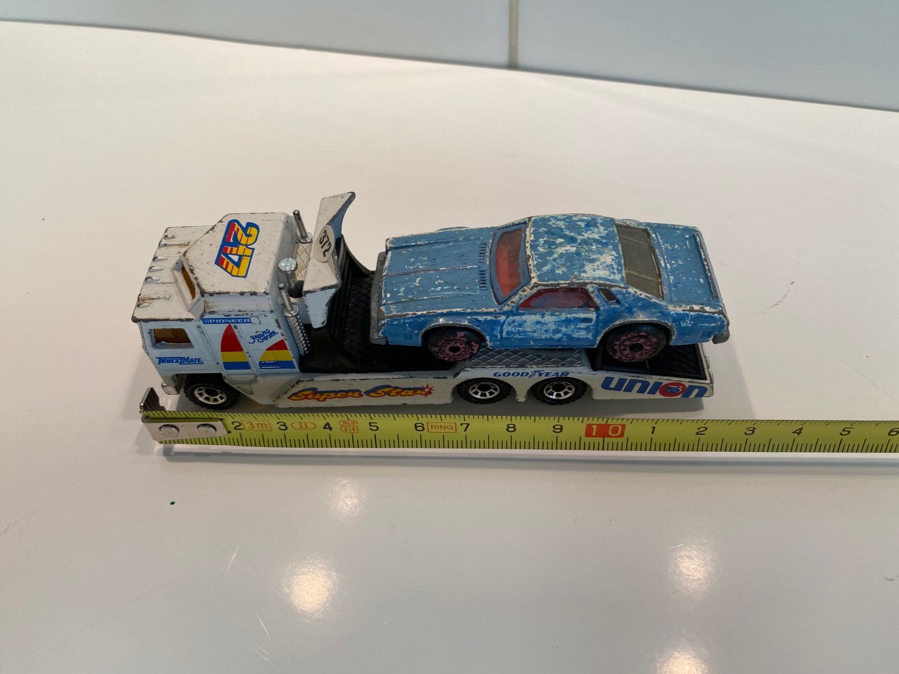 Matchbox Modellautos: Matchbox Autotransporter +Chevrolet Pro Stocker 372 – Gebraucht aus Kerzers von tisyayasuBE 1