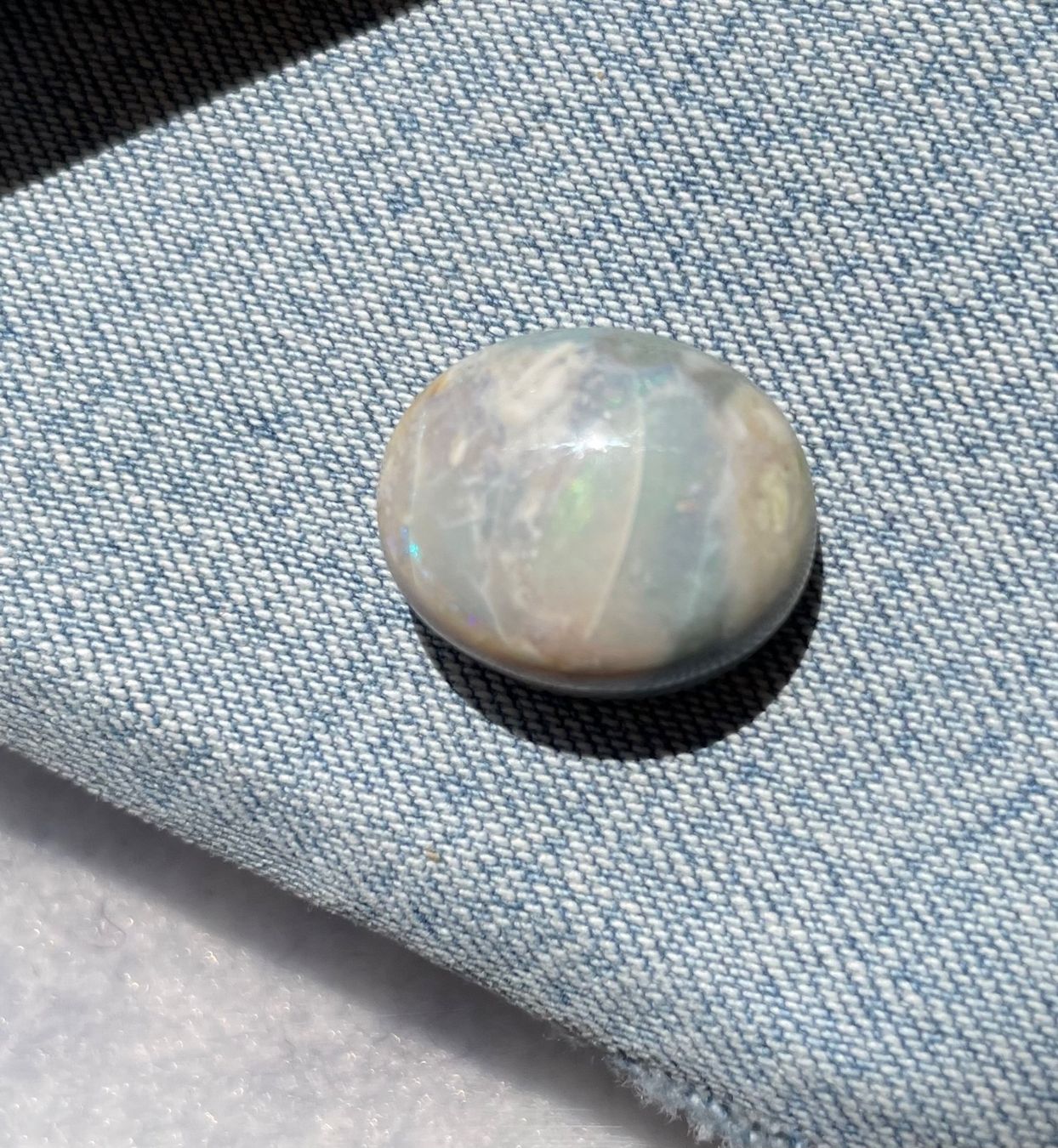 Fossili: Cabochon Opal echt  neu gross       TOP Geschenk Idee – Nuovo e nell'imballaggio originale da Leuggern venduto da gemshow