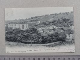 Le Locle, Maison d'Ecole et partie de la ville, 1906