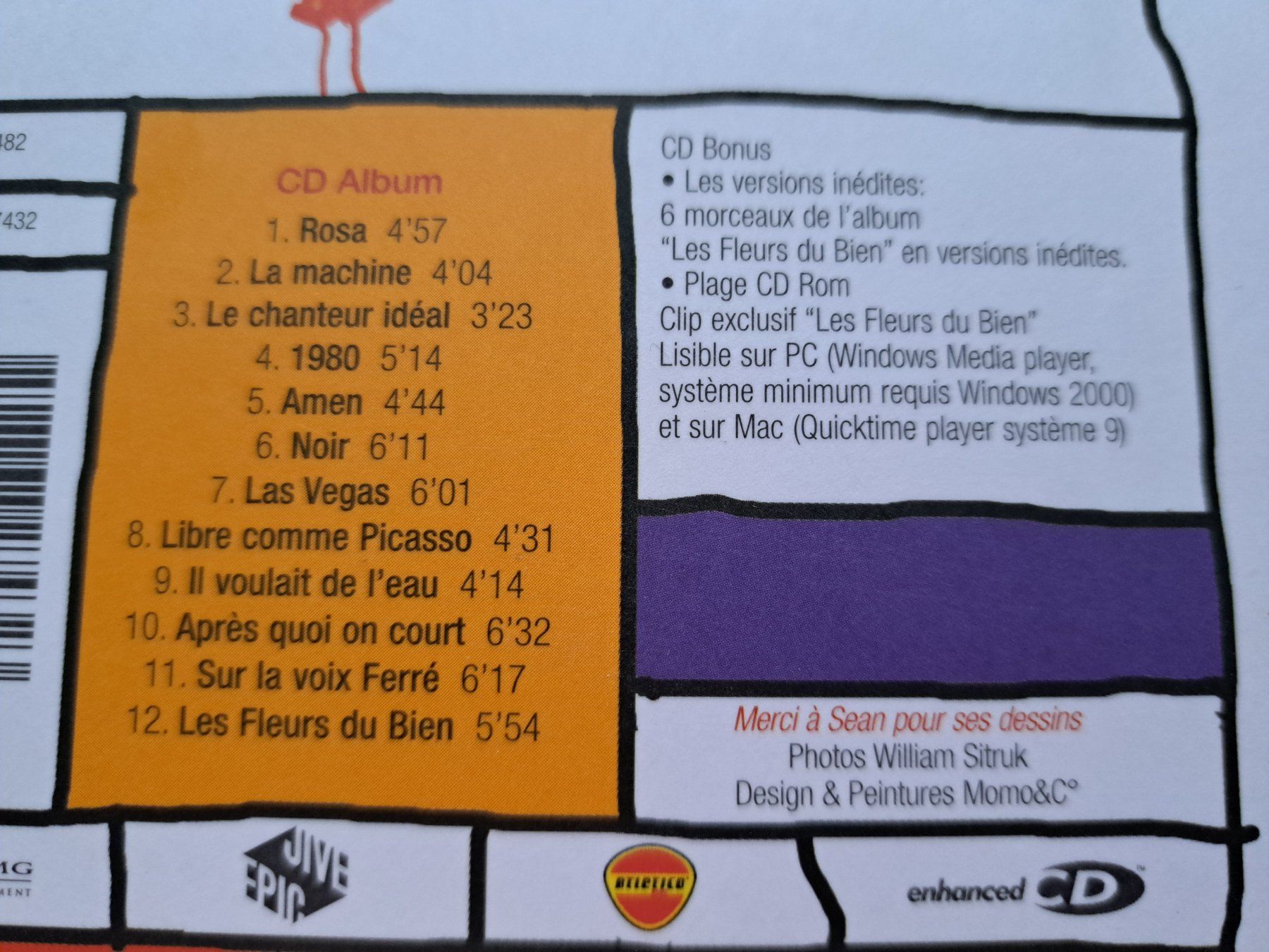 CD: Cd Obispo - Les fleurs du bien – Usato da Pully venduto da bro_n52j 2