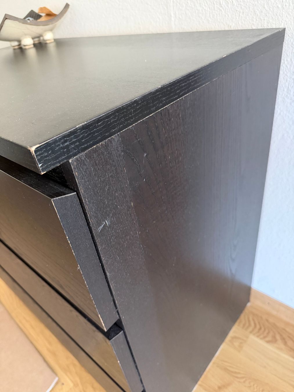 Ikea Cassettiere: Commode Malm 3 tiroirs customisée Art Deco – Usato da Carouge GE venduto da Ikle00 1