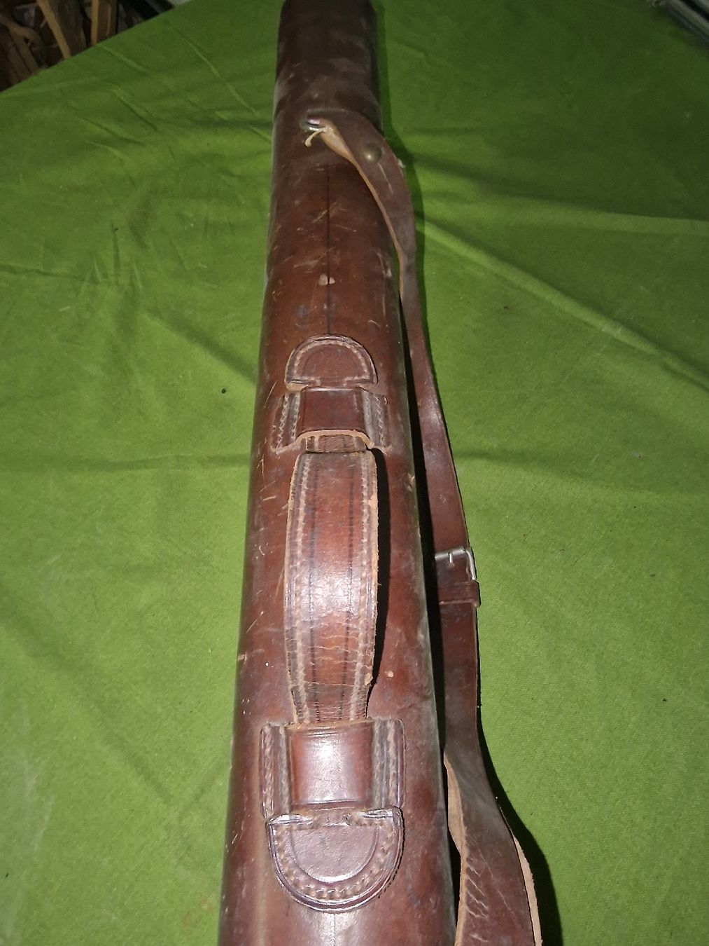 Borse: Leder Gewehrfutteral Jagd,  Gewehrtasche Antik – Usato da Uzwil venduto da BrokiFloh 6