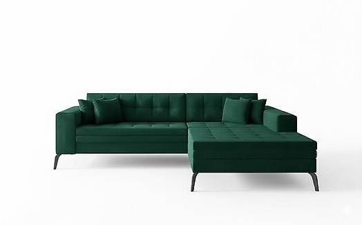 Sofas: Design Ecksofa Schlafsofa mit Bettfunktion in Grün – D'occasion à Zug par jvmoebel-schweiz 2