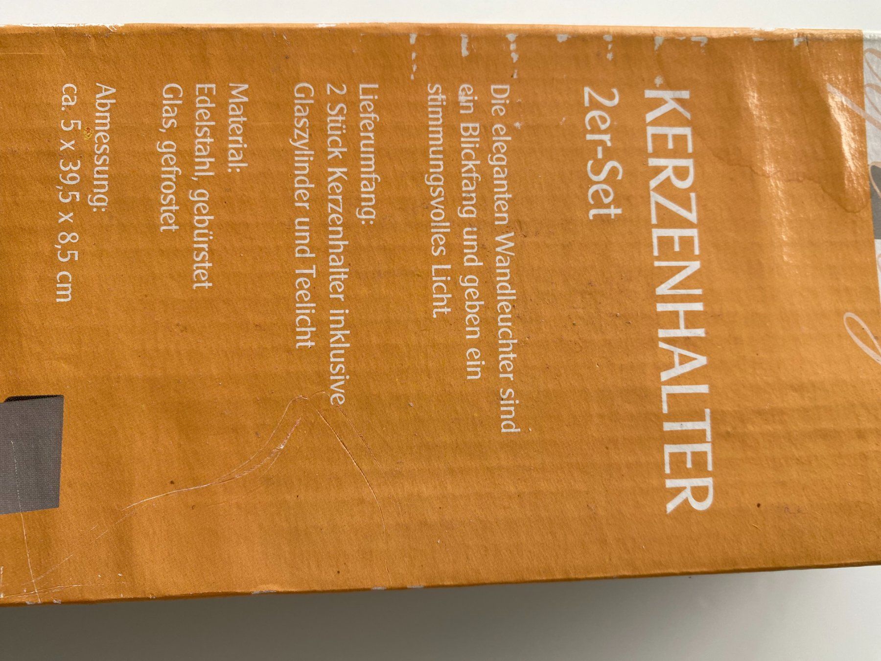 Bougeoirs: Kerzenhalter 2er Set - Neu in Originalverpackung – Neuf avec emballage d'origine à Füllinsdorf par Sunnebliemli7 5