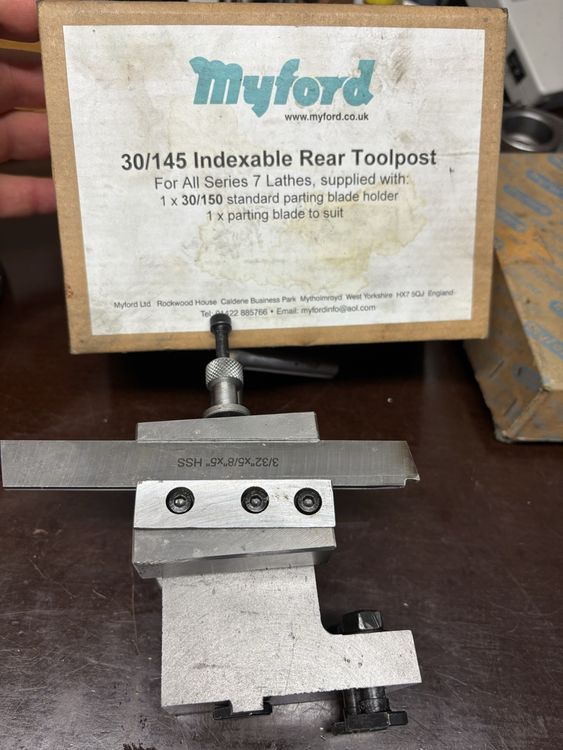 Myford Rear toolpost (Gebraucht) in Schachen LU für CHF 100 – mit ...