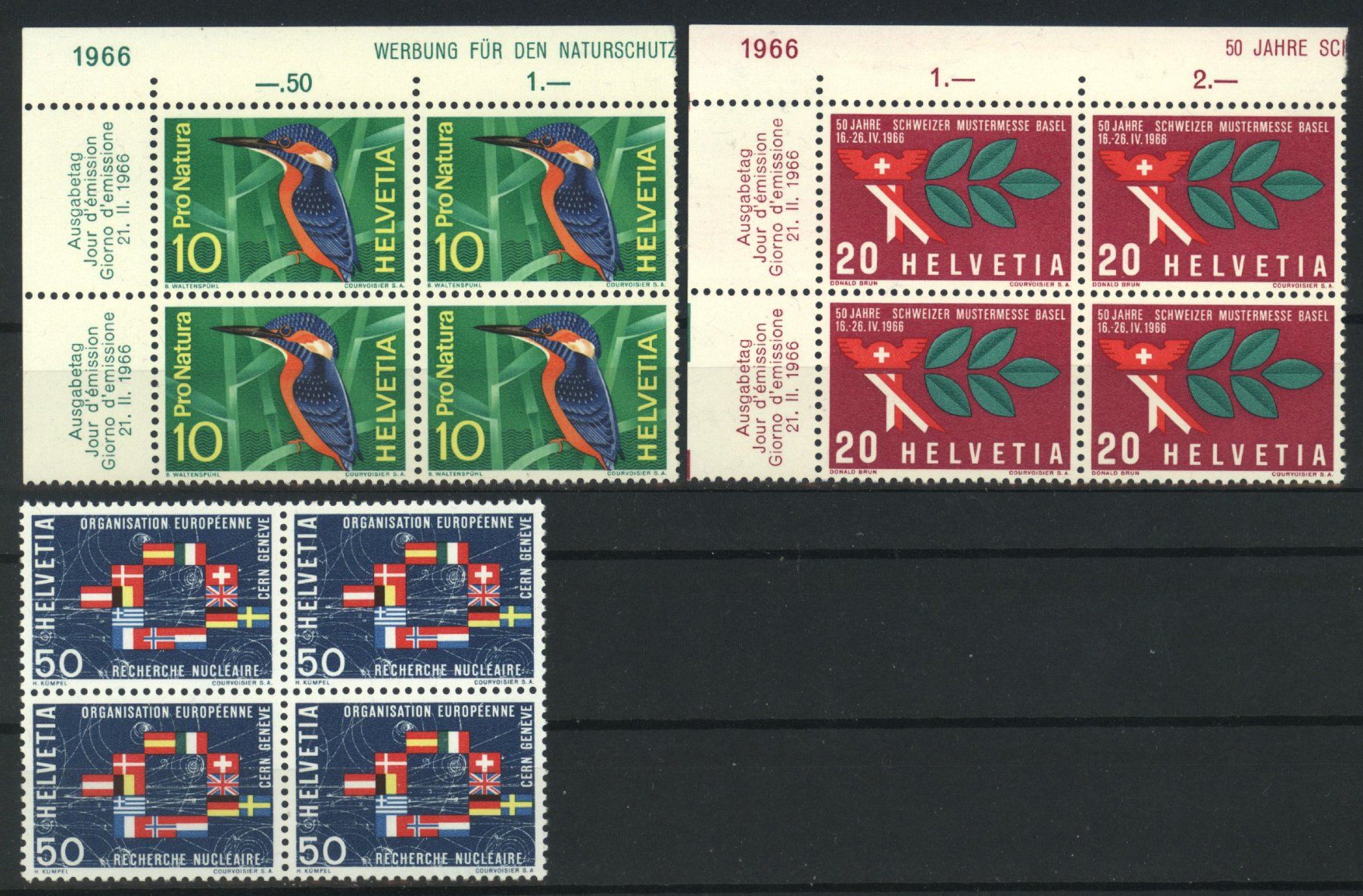 Tutti i francobolli: 1966, Werbe- und Gedenkmarken ** – Nuovo (secondo la descrizione) da Willisau venduto da Vollstempel