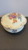 Porzellan Dose, Jlmenau vintage,Weiss,Blumenmuster,Tirol