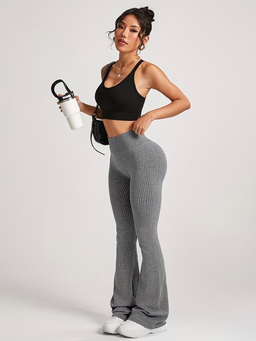 Leggings: Damen Seamless Flared Leggings – Nuovo e nell'imballaggio originale da Reinach BL venduto da Deinfashion 2
