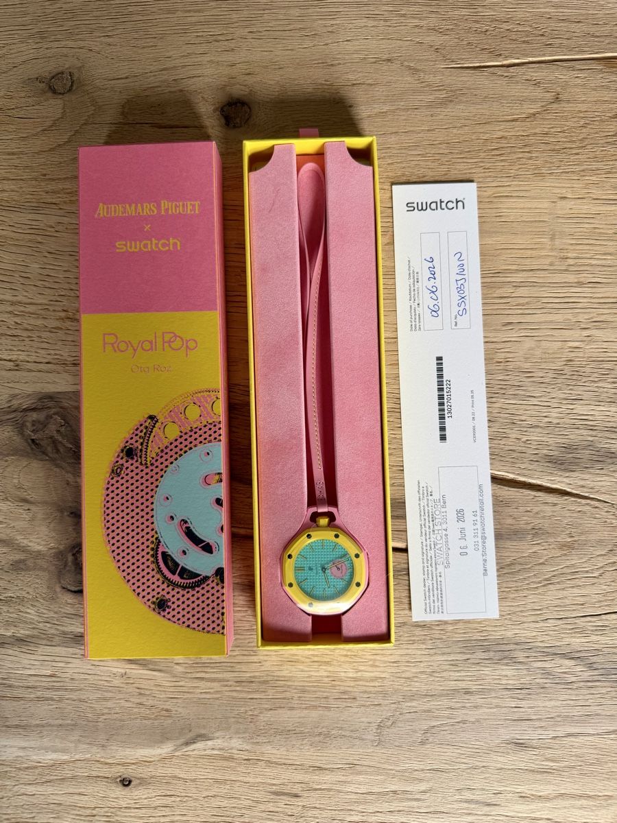 Swatch Orologi: Audemars Piguet x Swatch Royal Pop – Nuovo e nell'imballaggio originale da Boll venduto da Pepper94