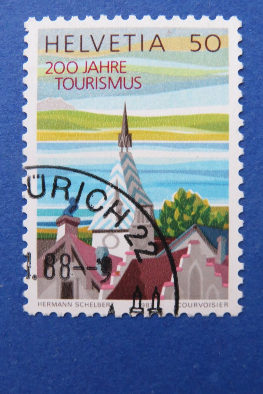 Tous les timbres: Lot Werbemarken mit Eckstempel ZÜRICH – D'occasion à Brunnen par Kumari 2