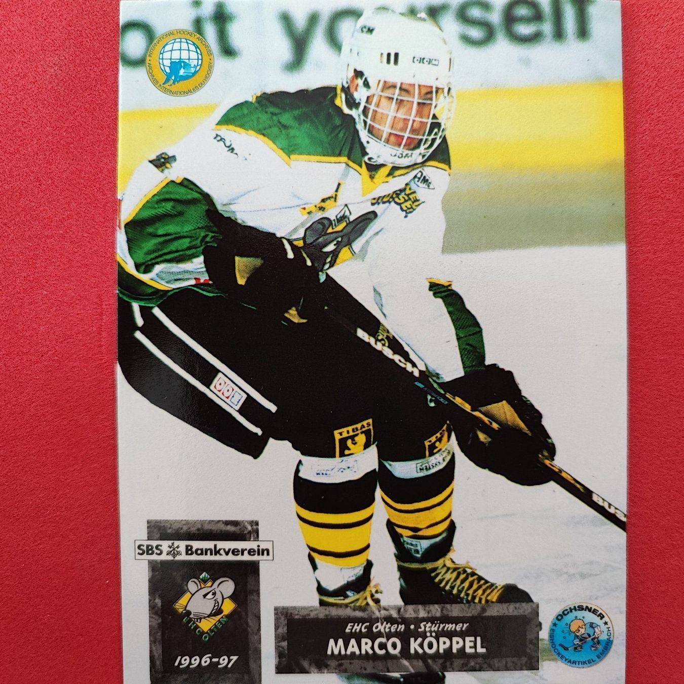 Carte collezionabili: Marco Köppel - EHC OLTEN - 1996/97 – Usato da Dübendorf venduto da kb86_MOVIE