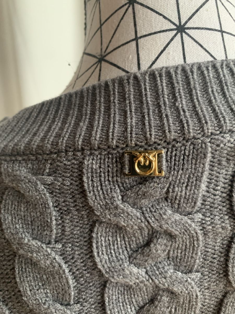 Pinko Maglioni & Felpe: Pinko Strickpullover, Grau, Grösse M, Top Zustand! – Usato da Rain venduto da 11. 4