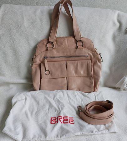 Bree Tasche Leder rosa (altrosa/nude), + Schulterriemen