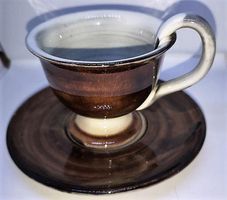 ExpressoTasse + Unterteller braun Gelzer