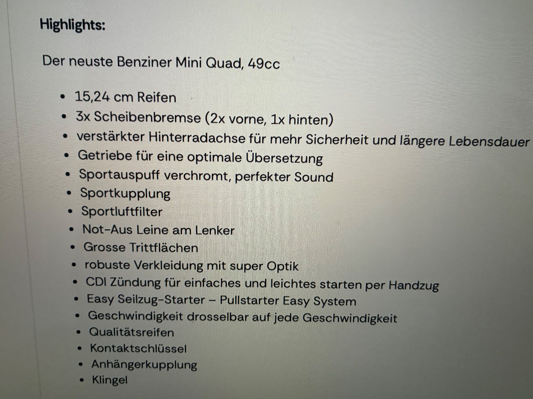 Mini Quads: Miniquad 5O kmh – Neu und originalverpackt aus Thalwil von Rebeccaboenders 2