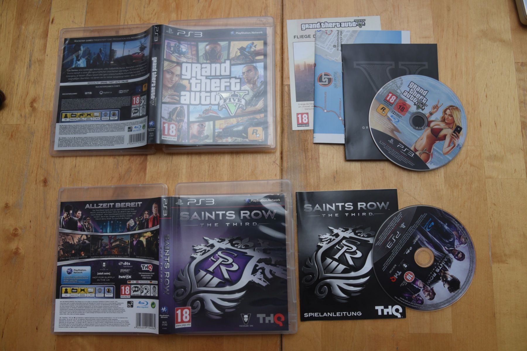 Sony Giochi: GTA5 + Saints Row 3 (CIB) – Usato da Frenkendorf venduto da gelbeZinnie