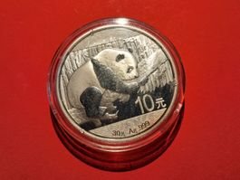 PANDA 2016 SILBER CHINESISCHER fast 1 UNZE OZ SILBER China