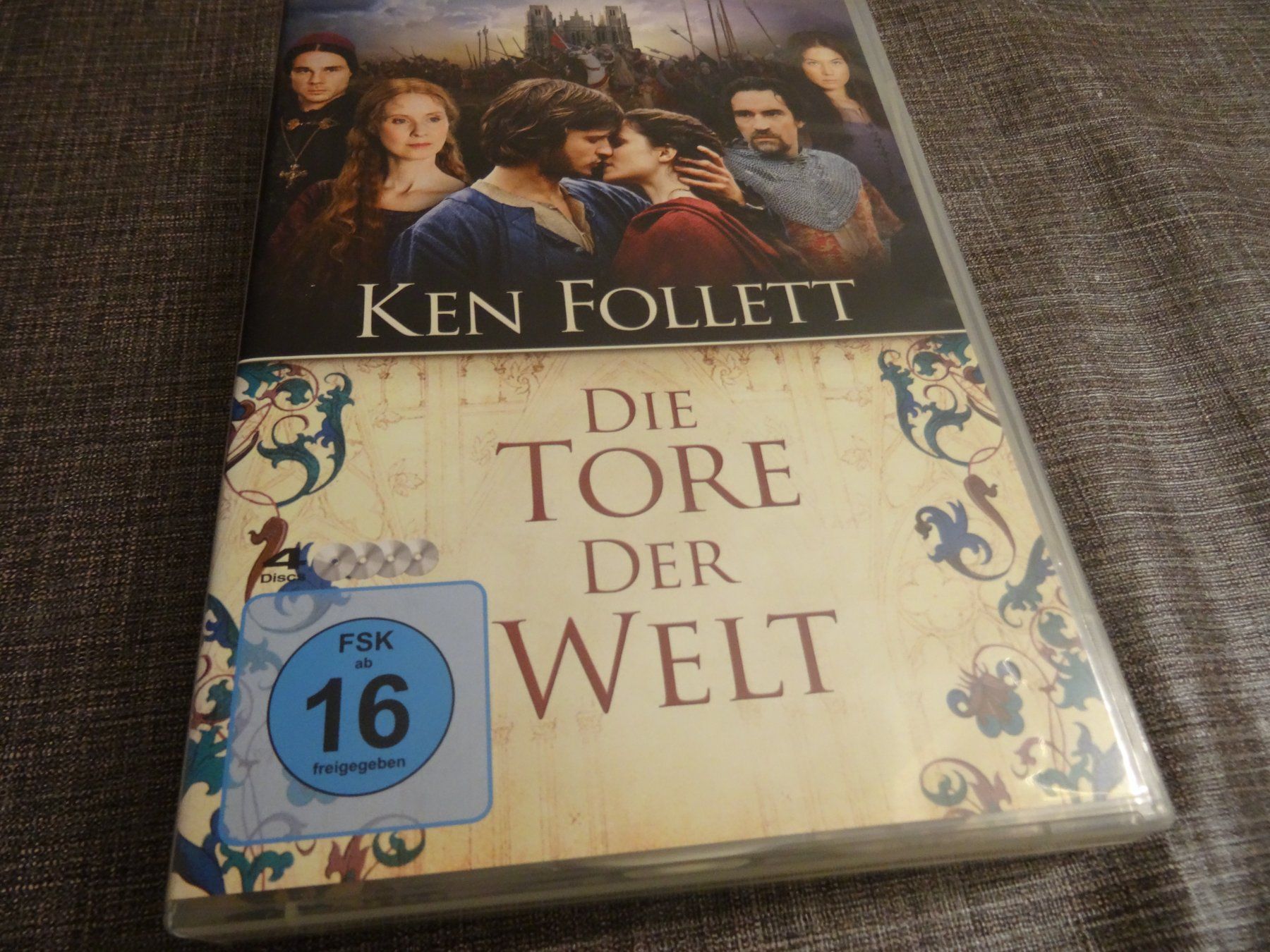 Tutti i DVDs: Ken Follett Die Tore der Welt DVD-BOX – Usato da Olten venduto da Disc-Verkauf