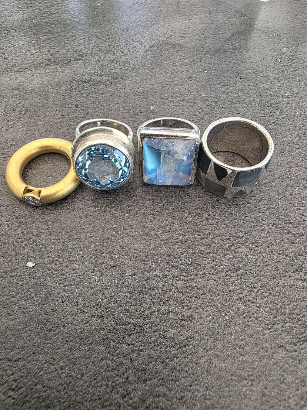 Bagues: bague argent 925les 4 bague – D'occasion à Mittelhäusern par mis_6kgm