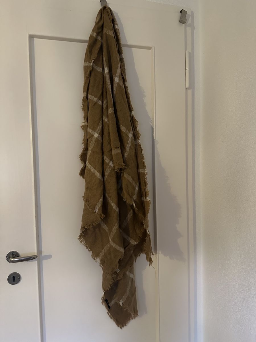 Foulard & Sciarpe: Karomuster Schal Braun Weiss – Usato da Grenchen venduto da kis_dh2n 2