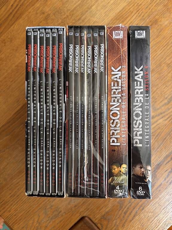 Tutti i DVDs: Prison Break l'intégrale en 18 DVD – Usato da Vessy venduto da ongaros 1