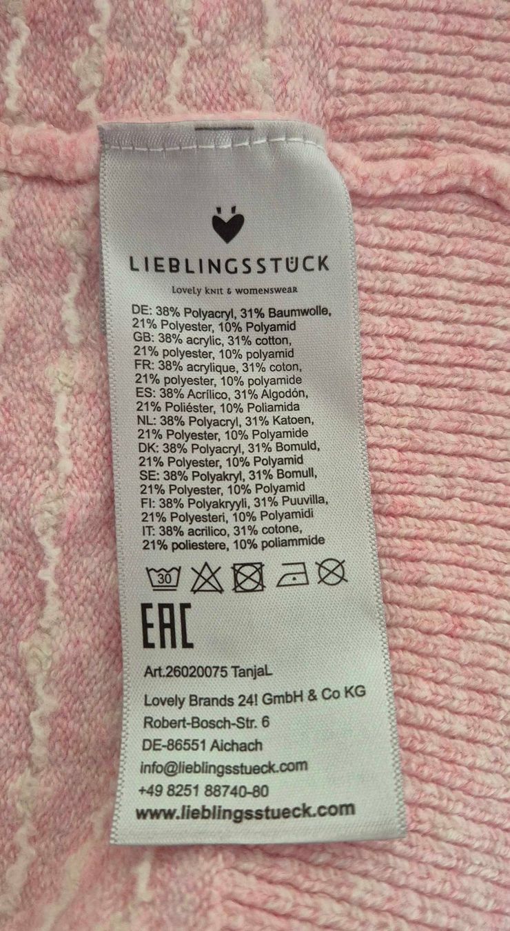 Lieblingsstück Maglioni & Felpe: PULLOVER von LIEBLINGSSTÜCK Gr.40/42 passt zu NILE – Nuovo (secondo la descrizione) da Algetshausen venduto da Engel-99 3