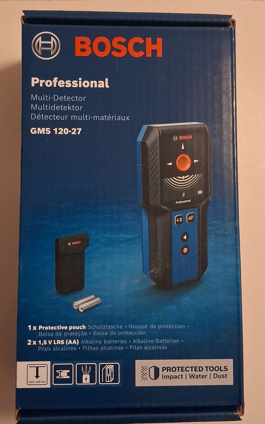 Bosch Misurare: BOSCH Rilevatore Multi GMS 120-27 nuovo – Nuovo e nell'imballaggio originale da Jona venduto da MirkoAltad