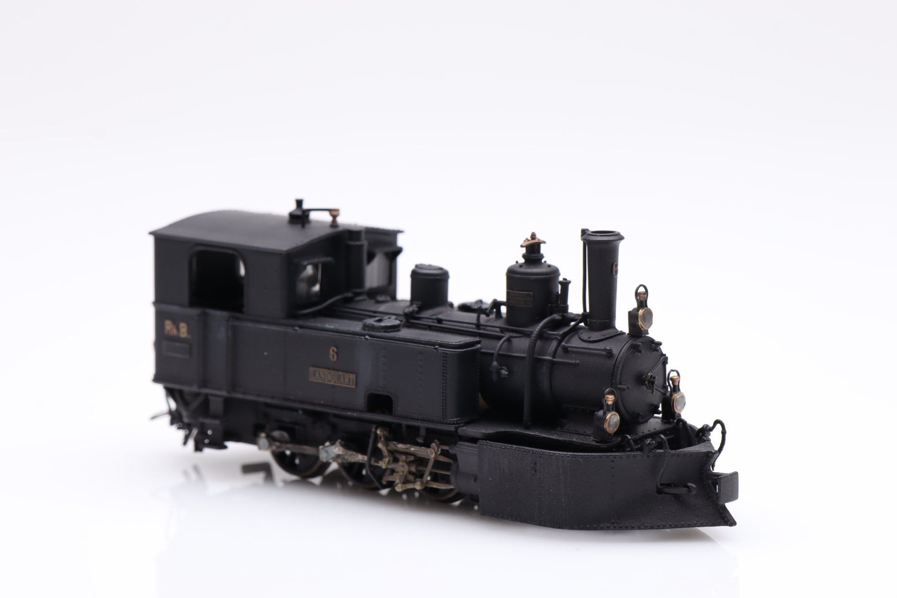 Bemo Modellini di ferrovie: GB Modell/Bemo RhB G 3/6 6 "Lanquart" mit Pflug DC, H0 – Nuovo (secondo la descrizione) da Ried (Muotathal) venduto da Modellbahn.swiss 2