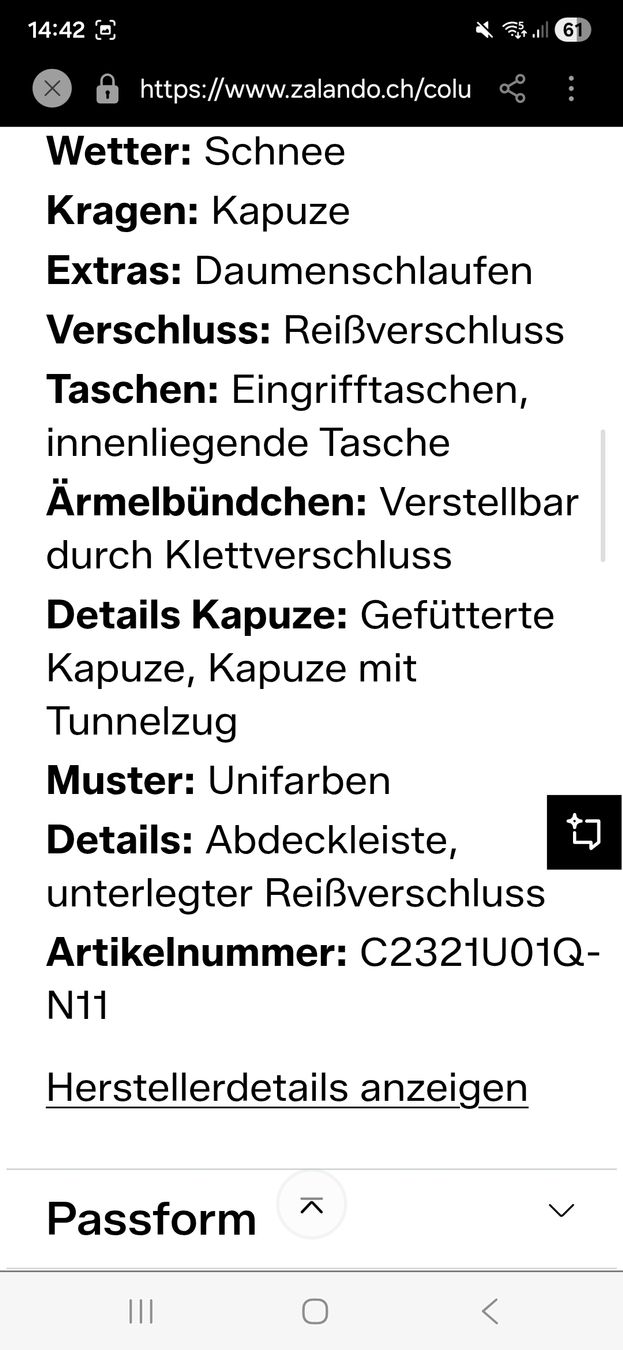 Columbia Jacken: Columbia Winterparka – Neu (gemäss Beschreibung) aus Brienz BE von yukonjack22 8