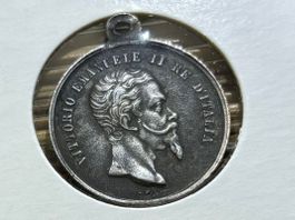 Militaria Soldatenmedaille 2. Unabhängigkeitskrieg 1859