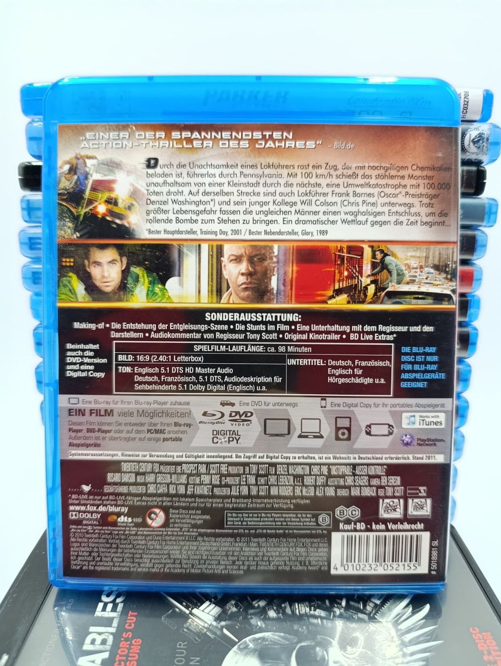 Tutti i DVDs: Unstoppable Blu Ray Film – Usato da Wil SG venduto da Donaldus 1