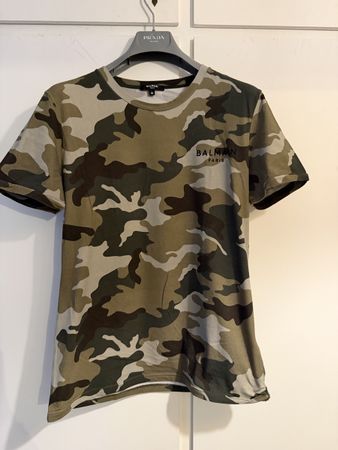 T-shirt Balmain camouflage tg. M - Made in Italy - Primavera