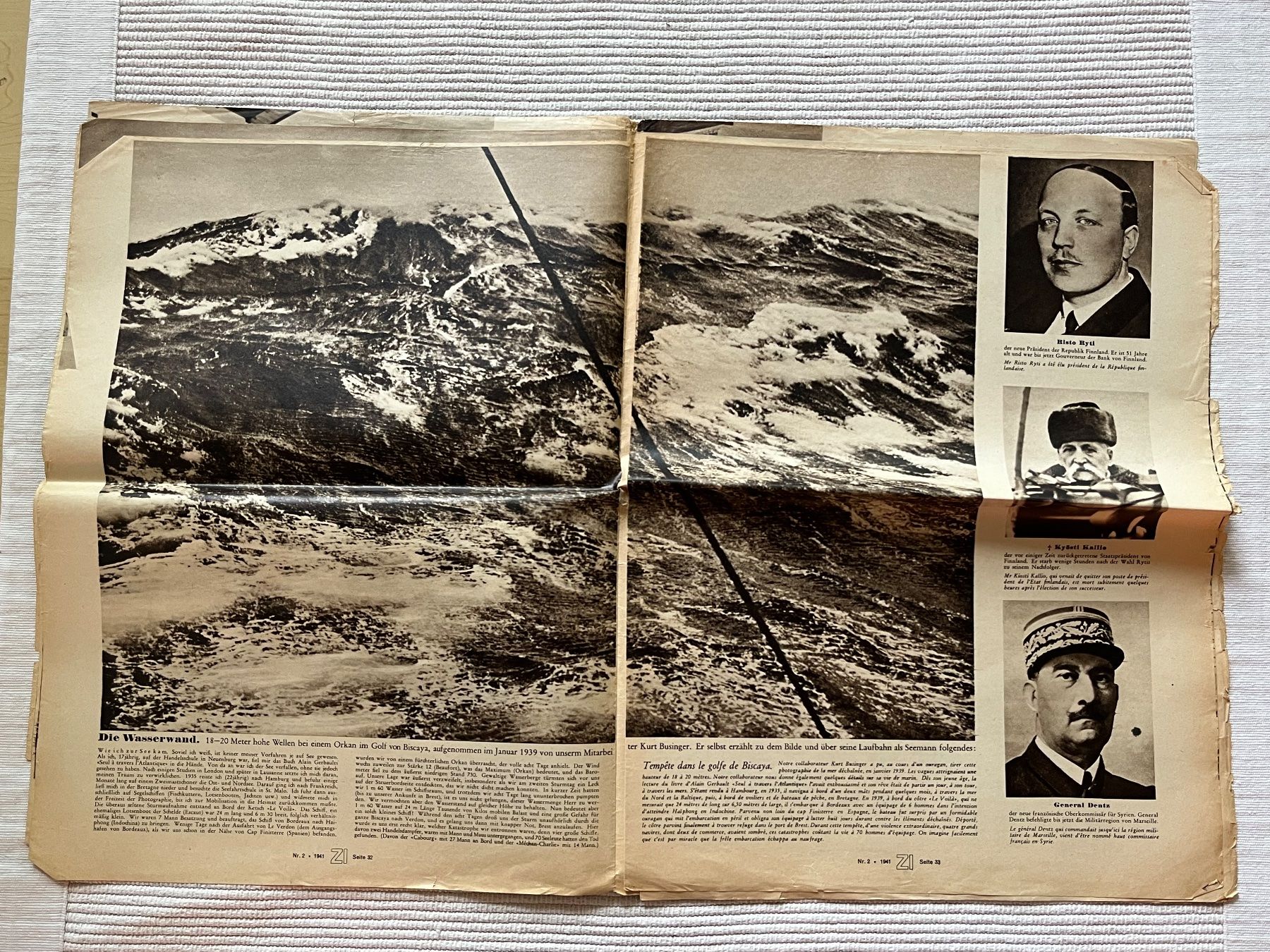 Riviste & Magazine: Zürcher Illustrierte Nr.2; 10.1.1941 General Sir A Wavell – Usato da Zürich venduto da Gurkis 3