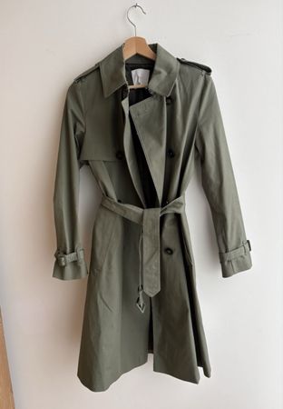 Trenchcoat 🧥 | MANGO | XS | Olivengrün